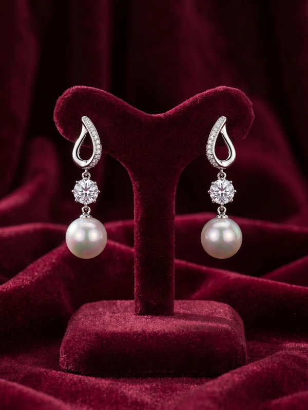 The Aurora Pearl & Solitaire Drop