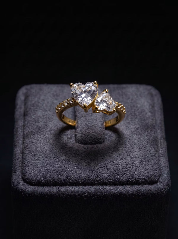 The Golden Toi et Moi Heart