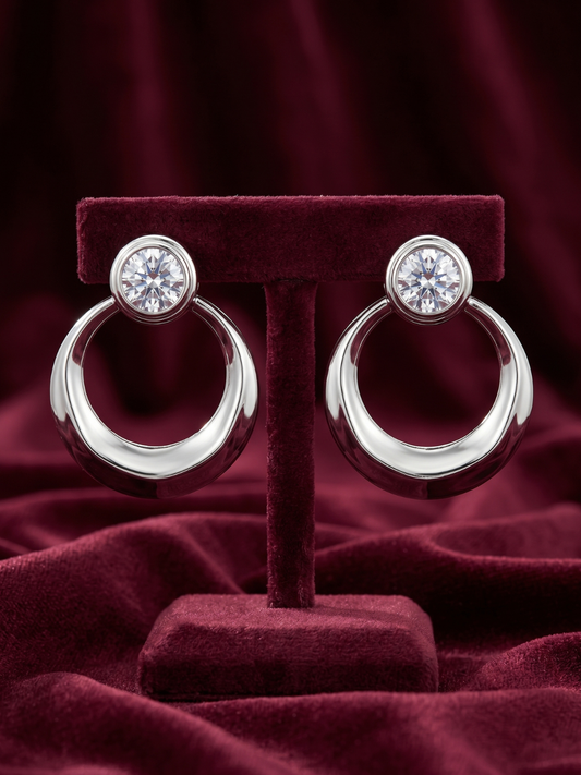 The Luna Solitaire Hoop