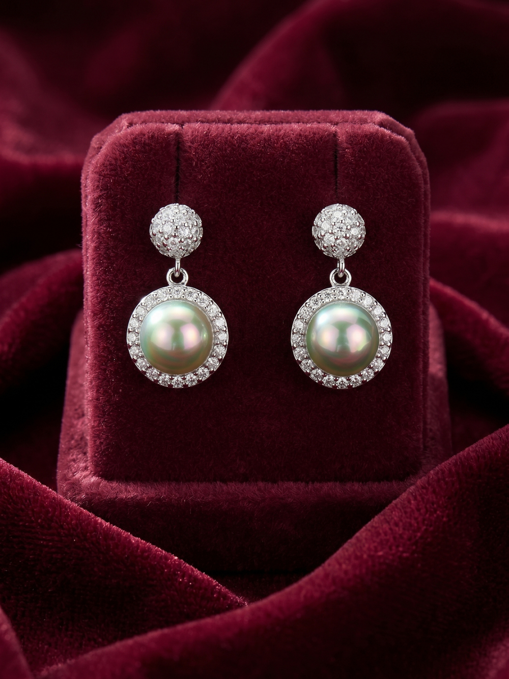 The Lumina Pearl Drop Earrings