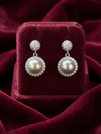 The Lumina Pearl Drop Earrings