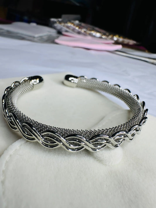 The Braided Silver Mesh