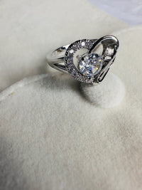 The Rhodium Amour Promise Ring