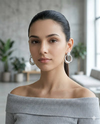 The Luna Solitaire Hoop