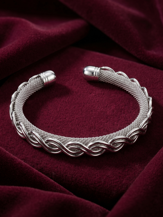 The Braided Silver Mesh