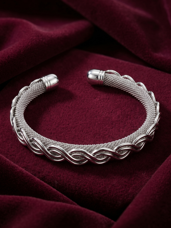 The Braided Silver Mesh