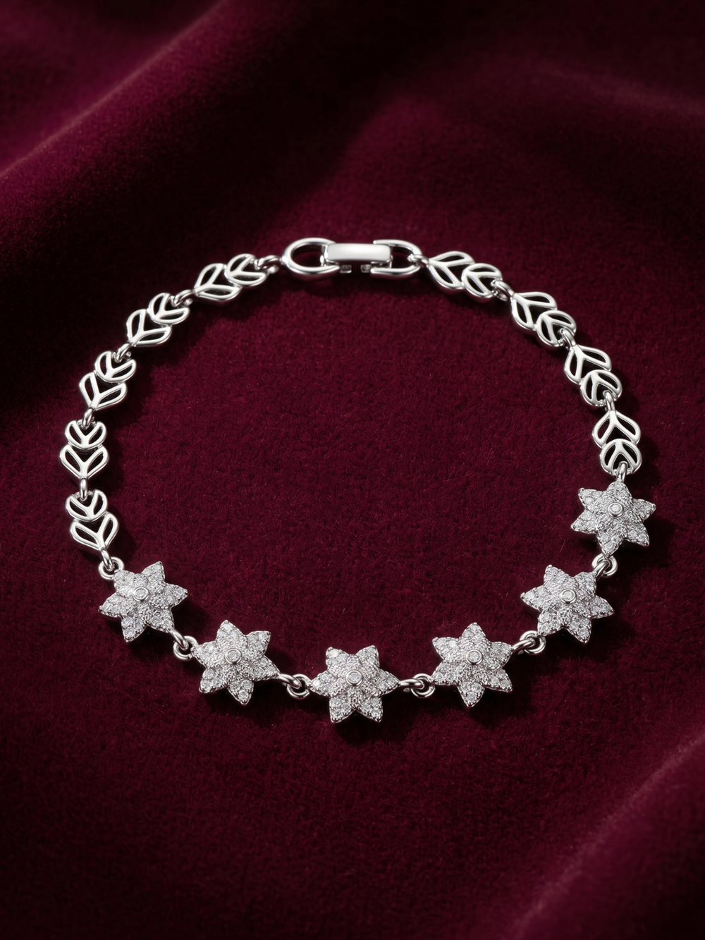 The Pave Star Station Bracelet