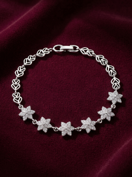 The Pave Star Station Bracelet