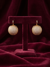 The Gilded Pave Dome Clips