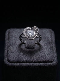 The Rhodium Amour Promise Ring