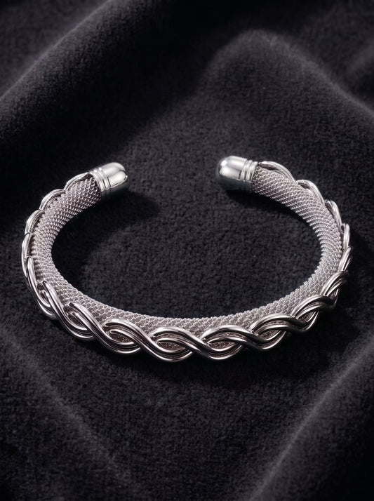 The Braided Silver Mesh