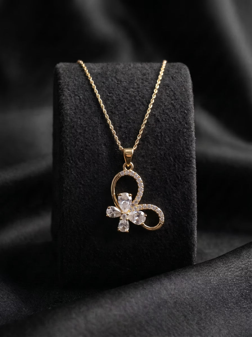 The Floral Butterfly Pendant