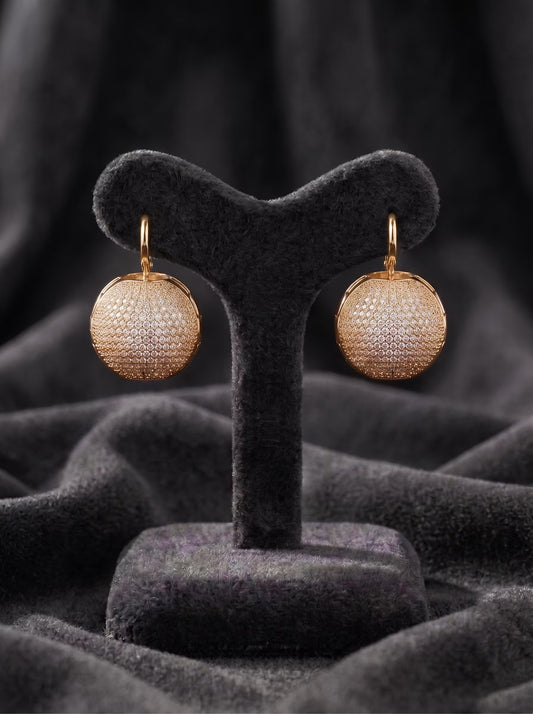 The Gilded Pave Dome Clips