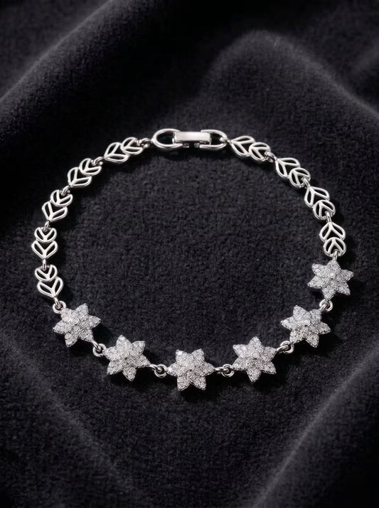 The Pave Star Station Bracelet