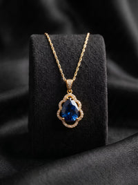 The Sapphire Teardrop Pendant