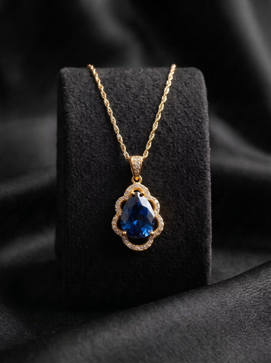 The Sapphire Teardrop Pendant